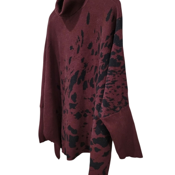 Womans Large Alfani Bat Wing Turtleneck Pullover Sweater - Picture 3 of 6